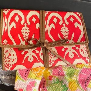 Stella & Dot jewelry case - ikat design. Never used